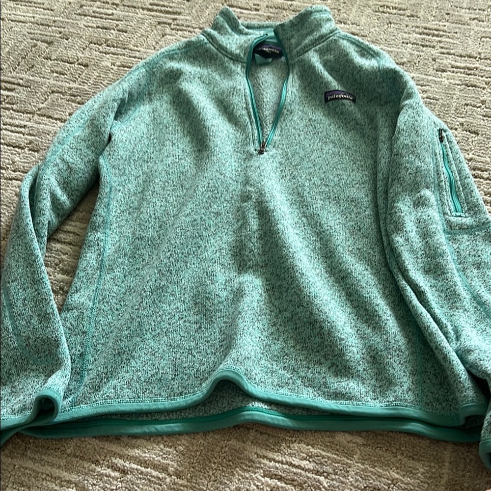 Patagonia Aqua Half-Zip Fleece Sweater